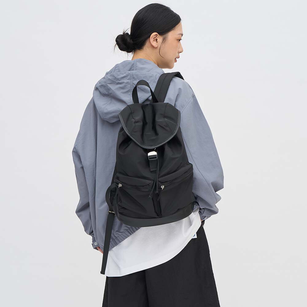 尼龍束口大口袋後背包