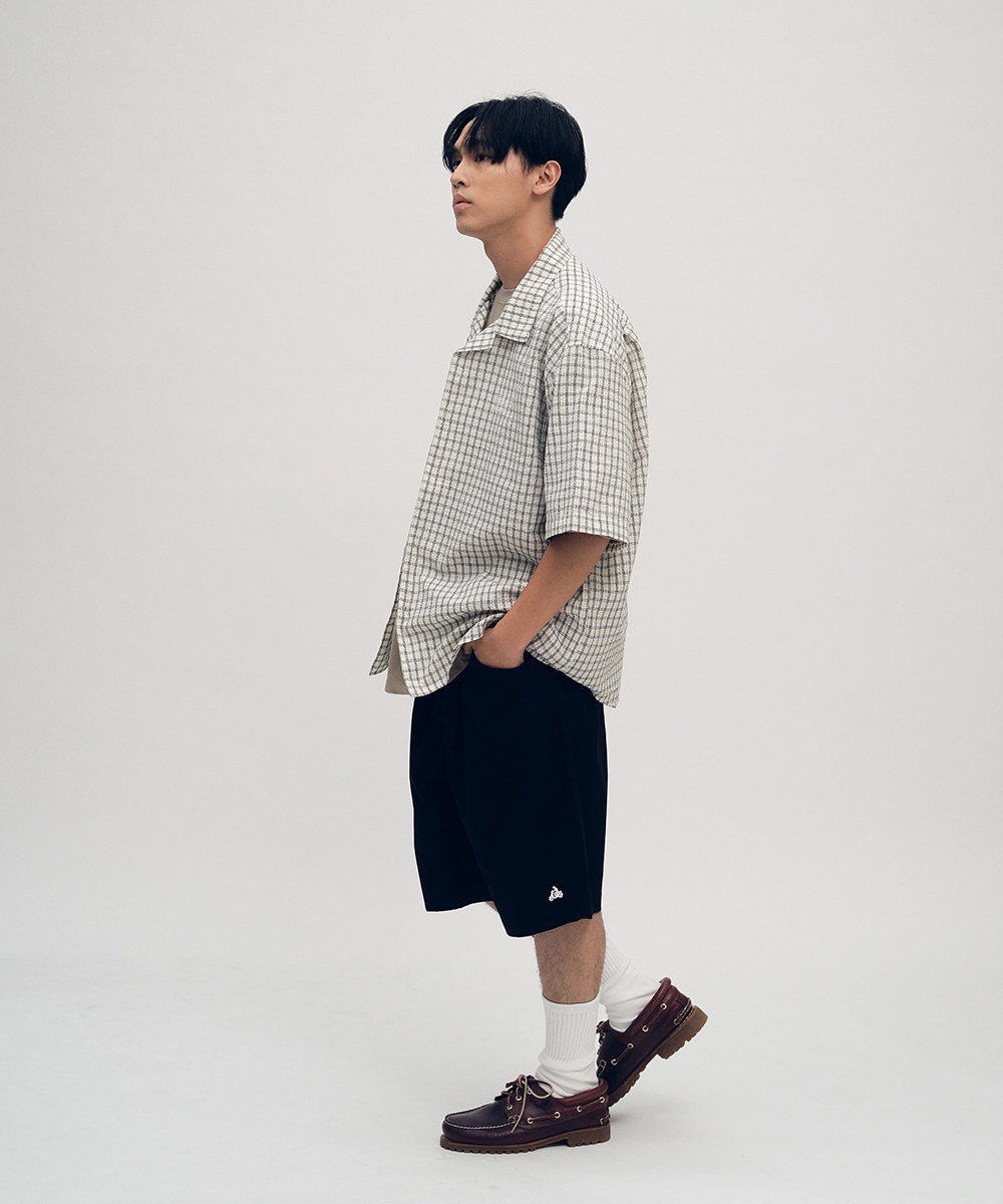 夏日泡泡紗短袖襯衫