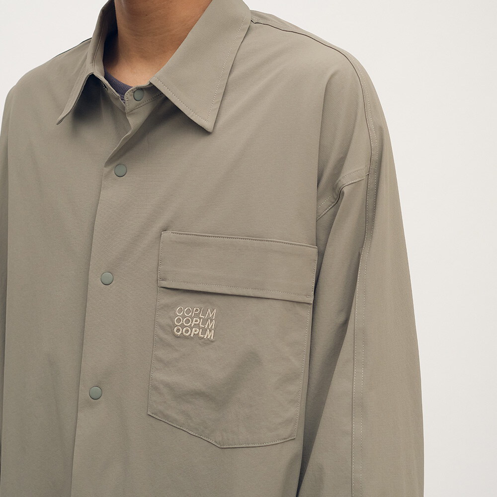 抗撕裂長袖口袋襯衫
