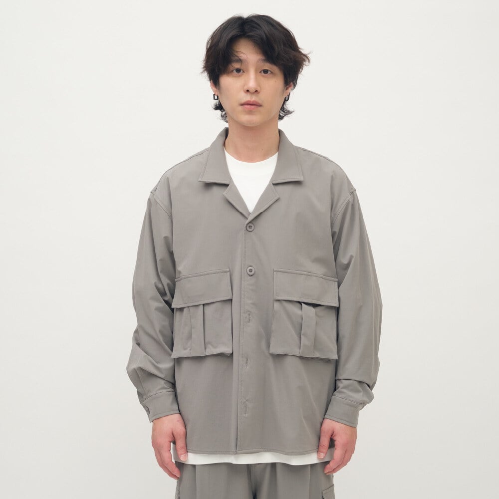 抗撕裂長袖口袋襯衫