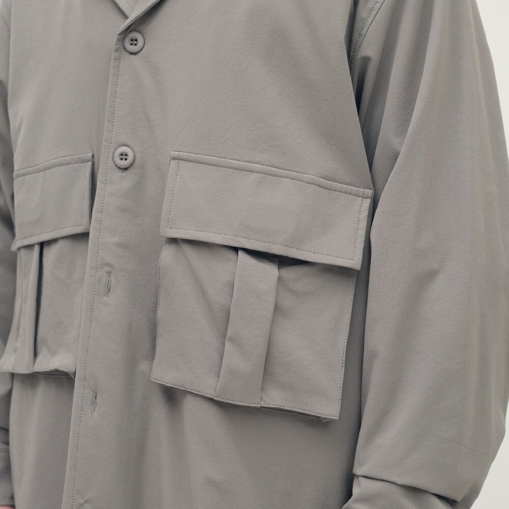 抗撕裂長袖口袋襯衫