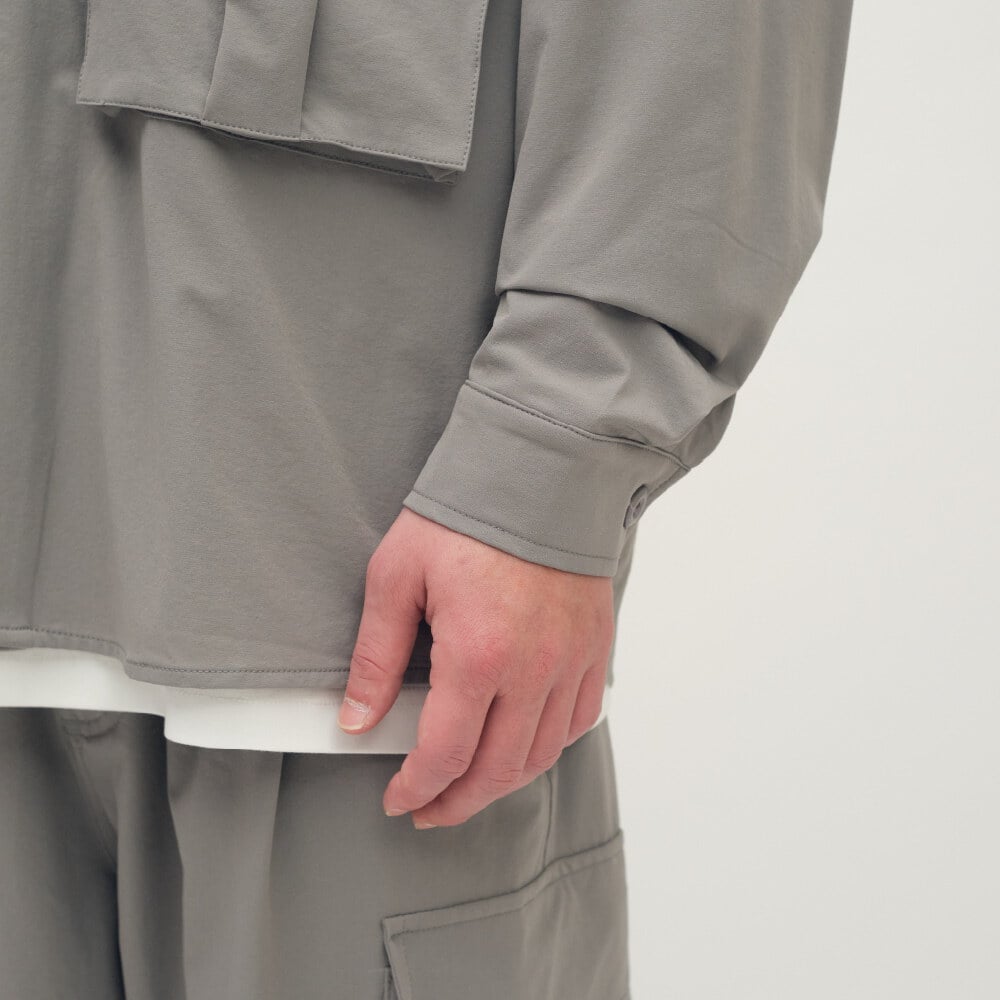 抗撕裂長袖口袋襯衫