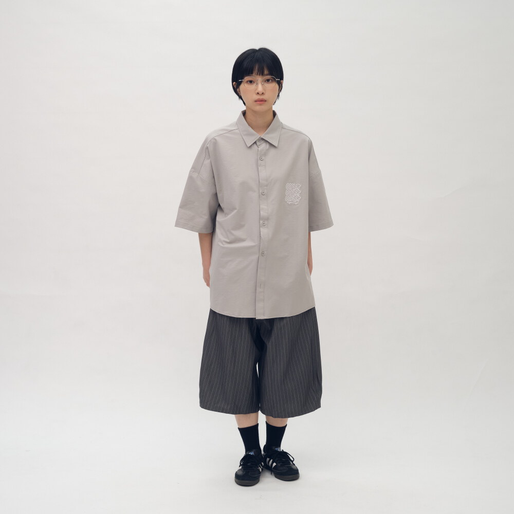 臘腸狗狗滑板短袖襯衫