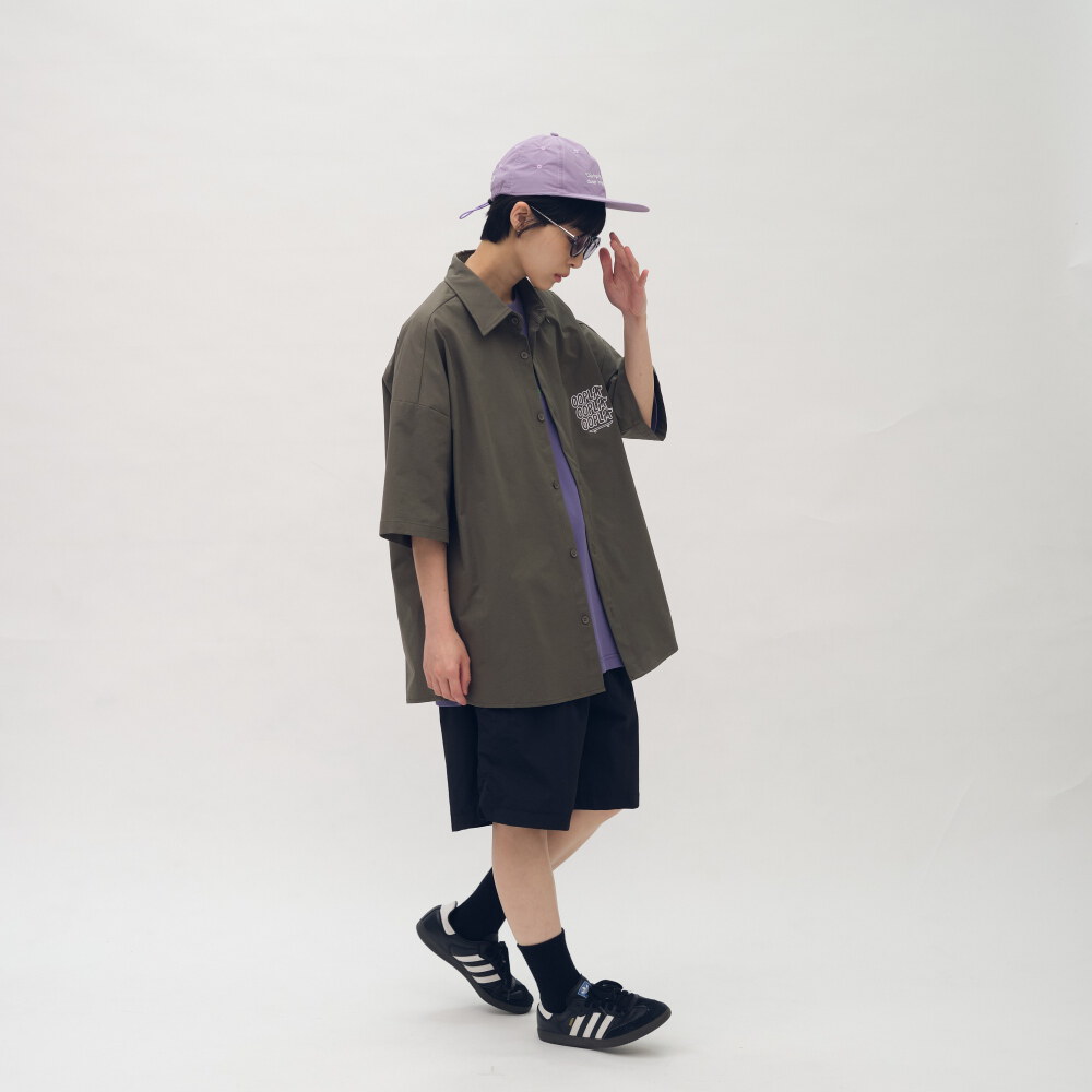 臘腸狗狗滑板短袖襯衫