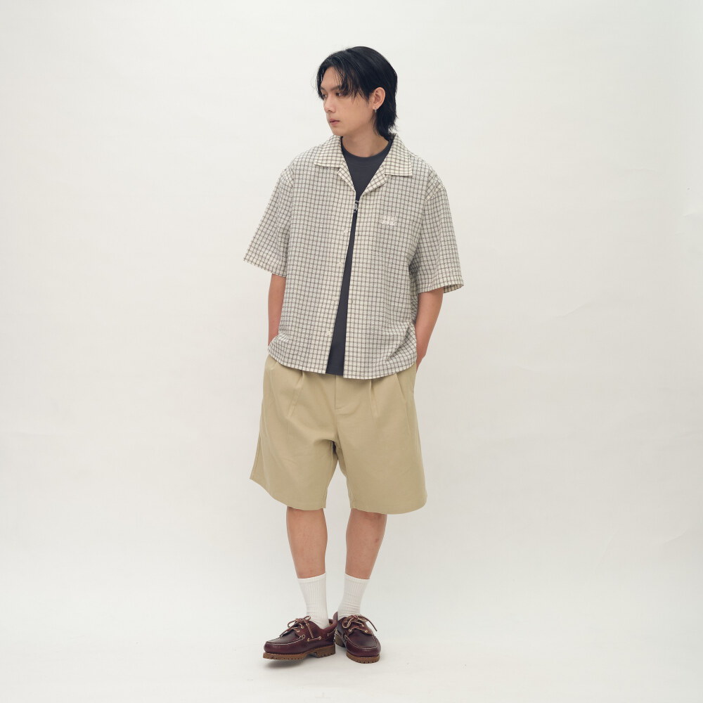 夏日泡泡紗短袖襯衫