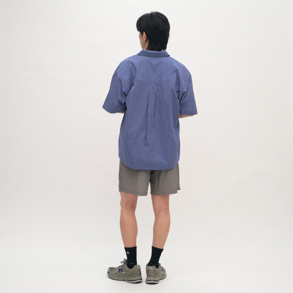 日常草寫LOGO格紋襯衫