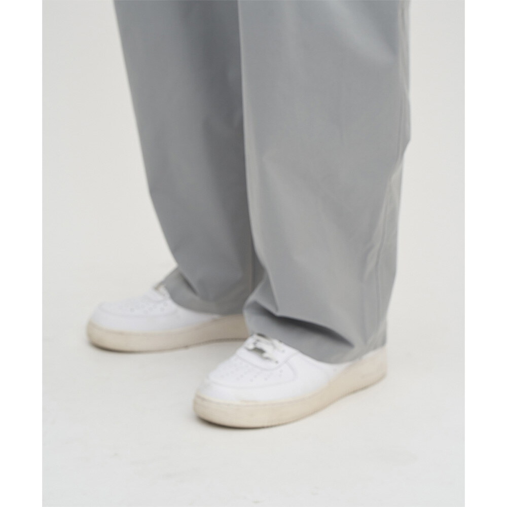 防潑水立體剪裁錐寬褲