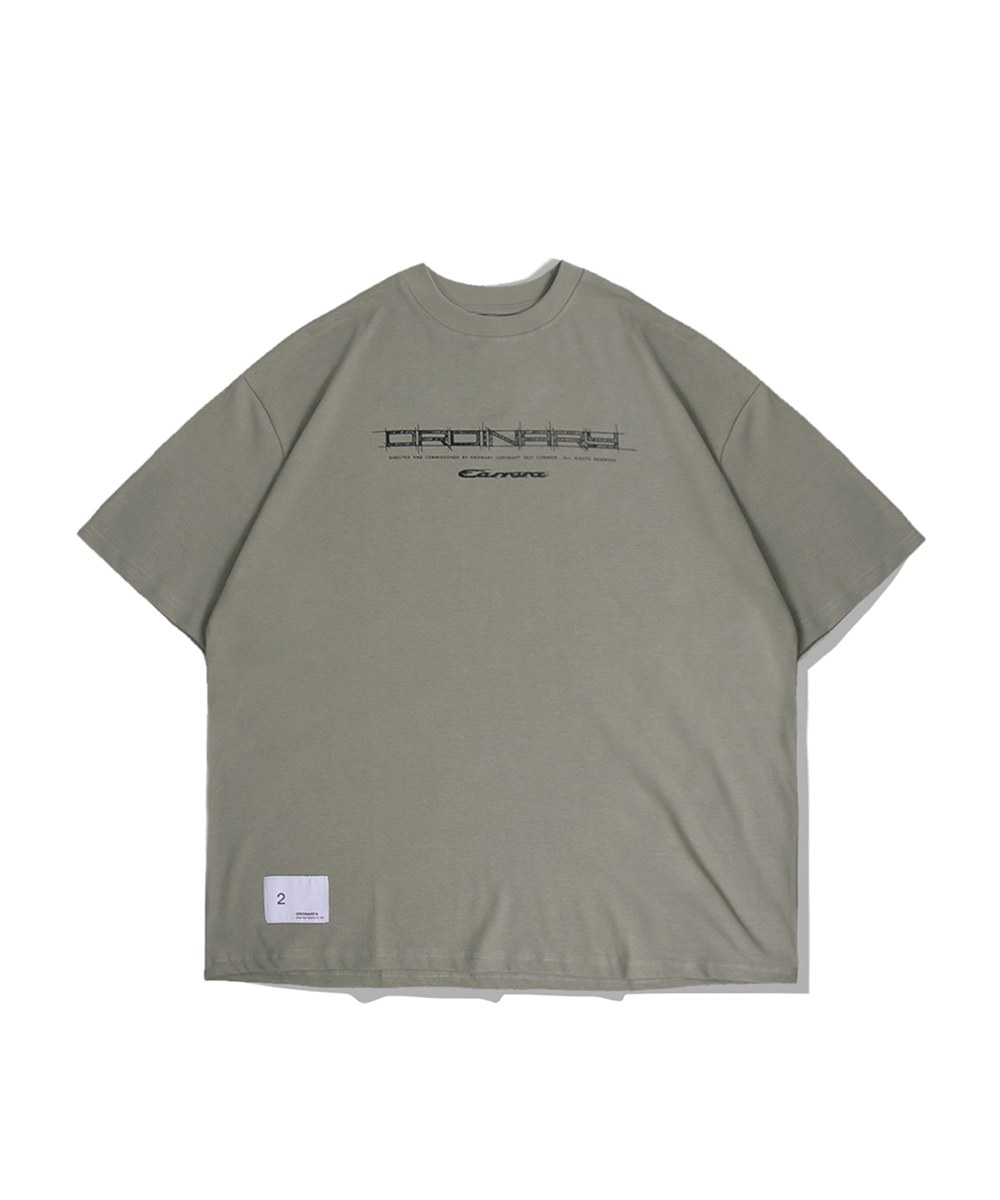ORDINARY 手繪素描賽車TEE