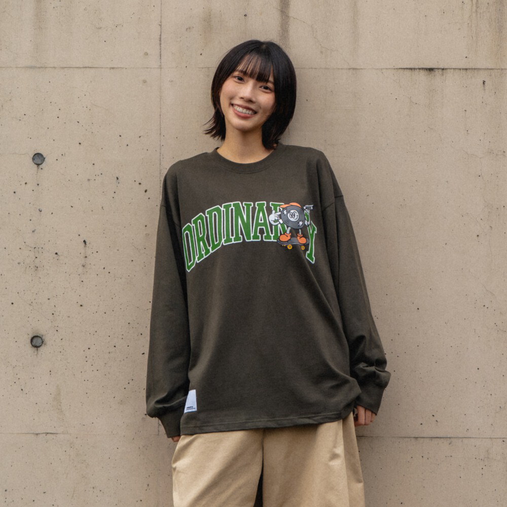 經典角色拱形LOGO長TEE