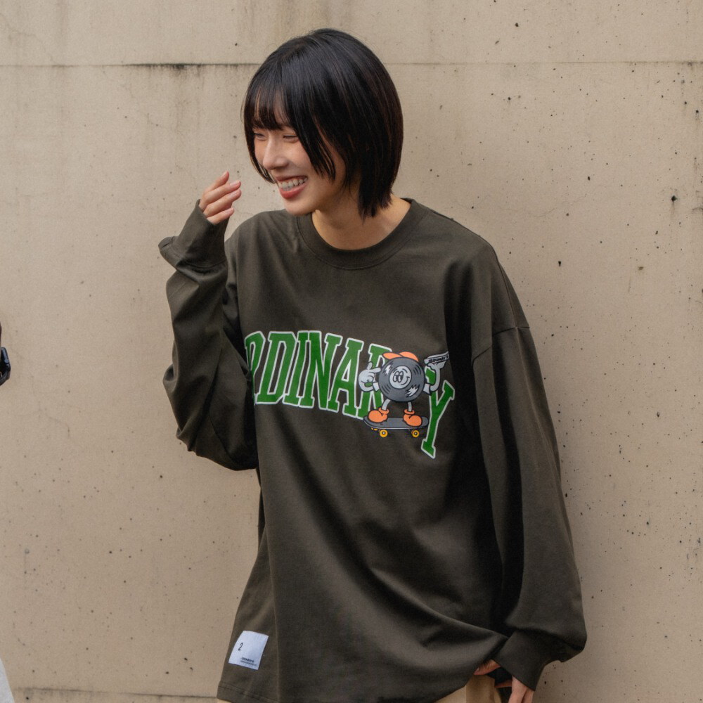 經典角色拱形LOGO長TEE