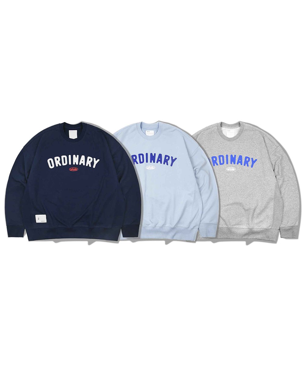 ORDINARY 美式復古鯨魚LOGO大學TEE