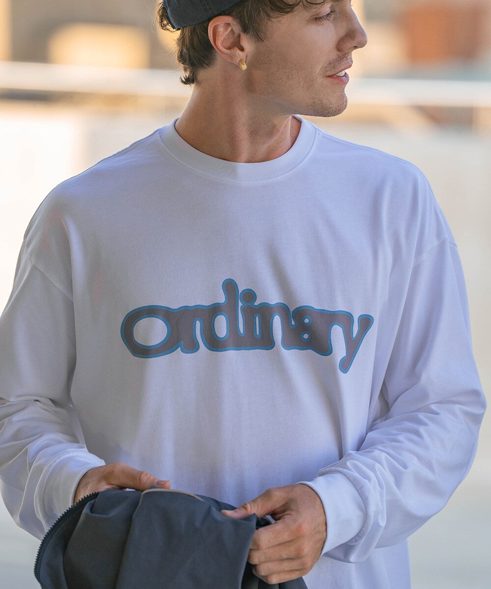 box logo長tee