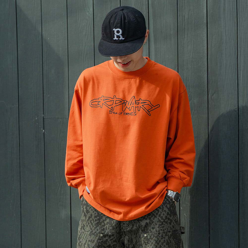 鯨魚照片塗鴉長TEE