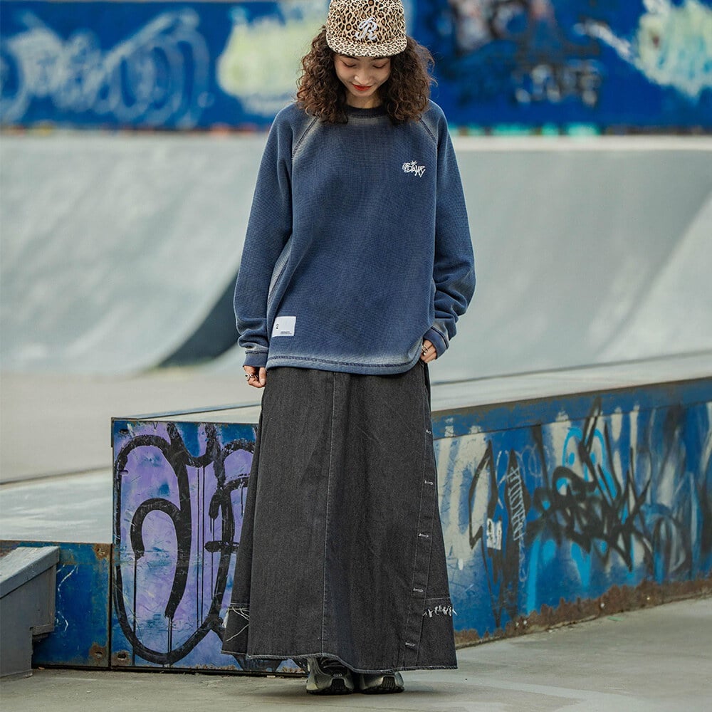 水洗渲染華服格長TEE