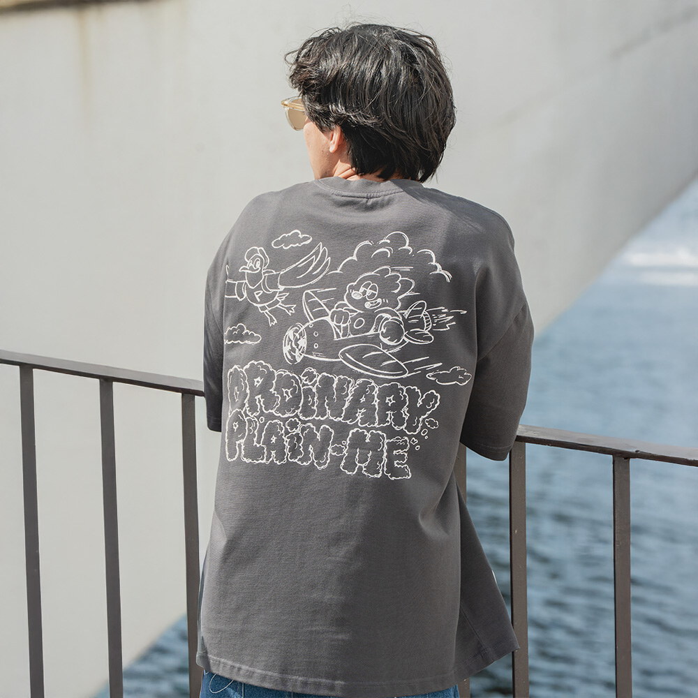ORDINARY X PLAIN ME ⽩⽇夢短tee