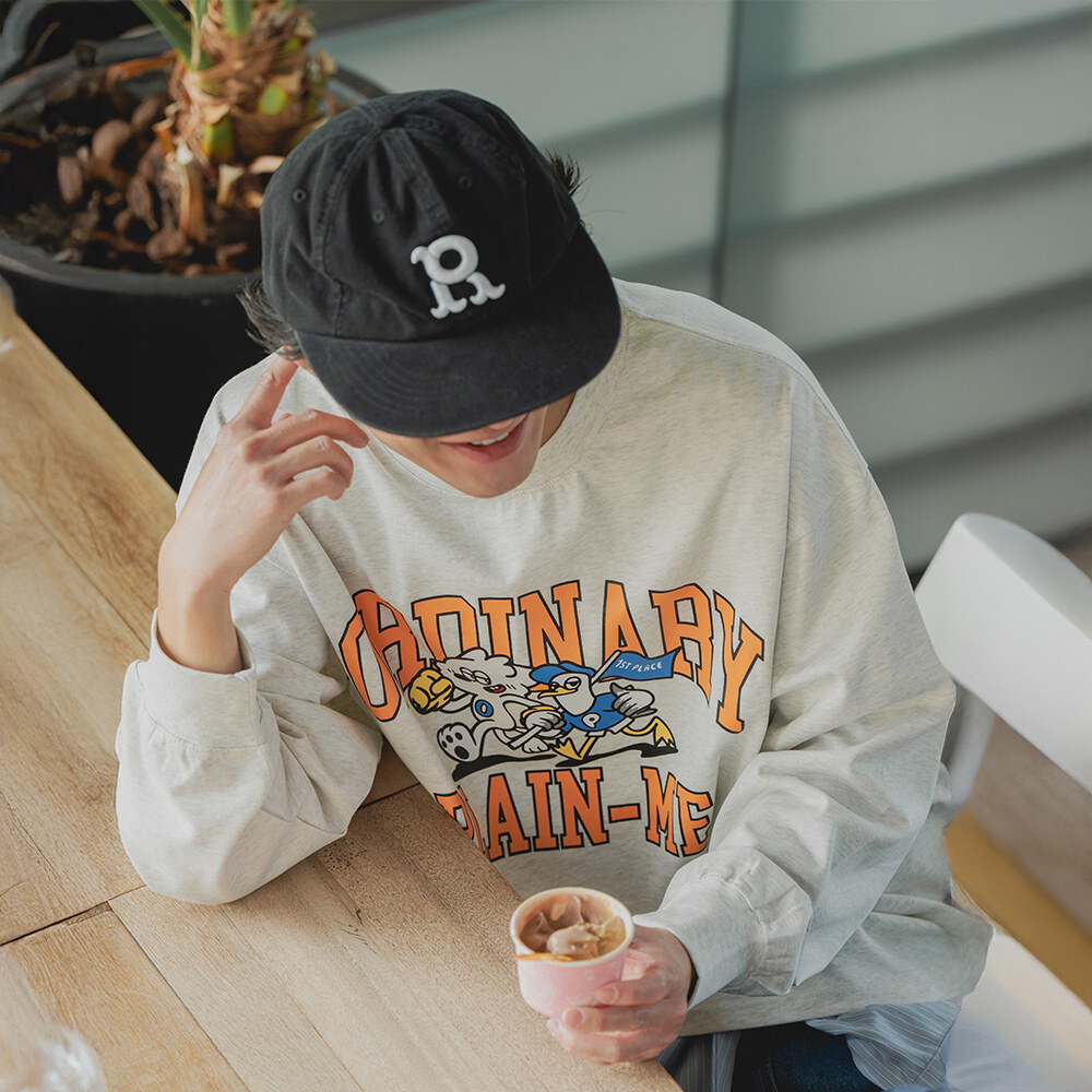 ORDINARY X PLAIN ME 運動俱樂部⻑tee