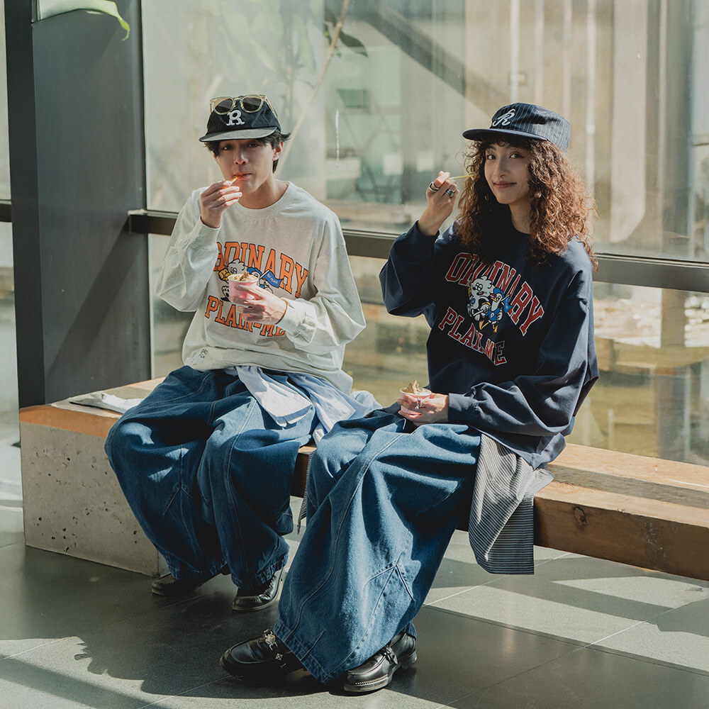 ORDINARY X PLAIN ME 運動俱樂部⻑tee