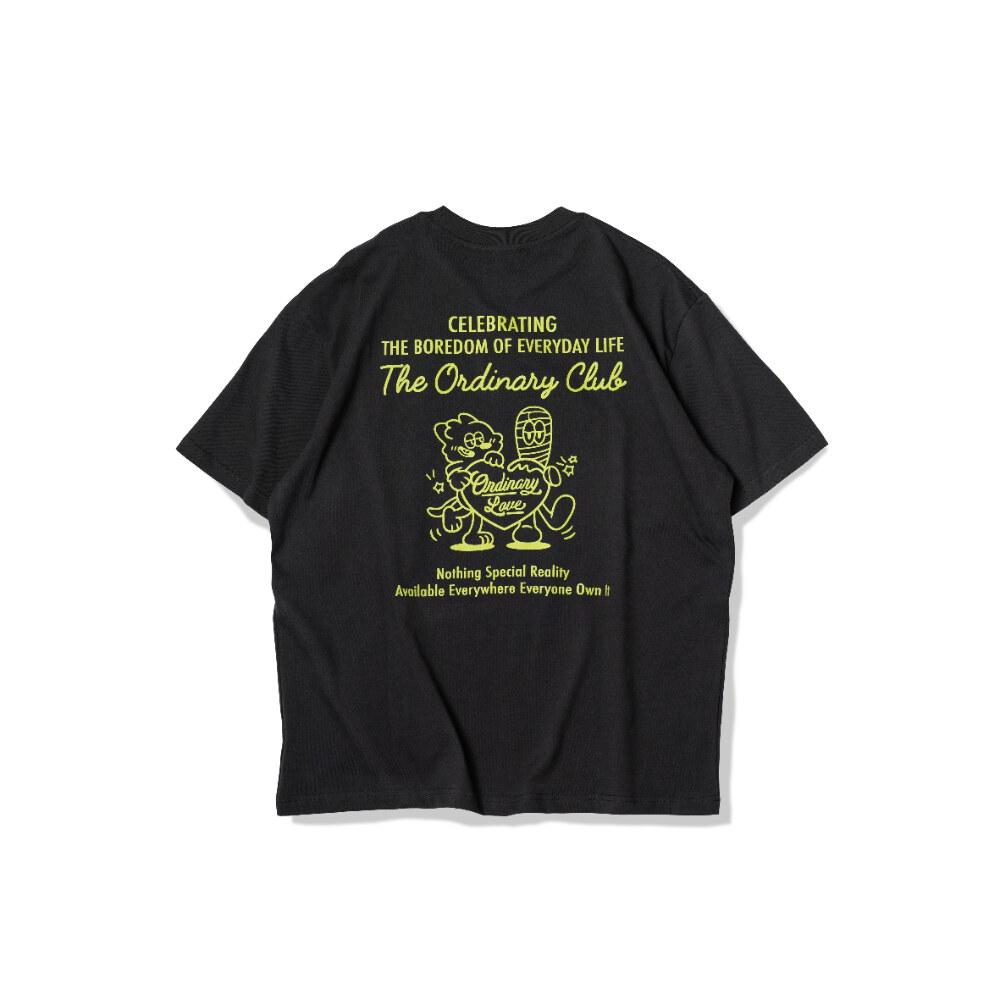 愛心衝浪復古短T