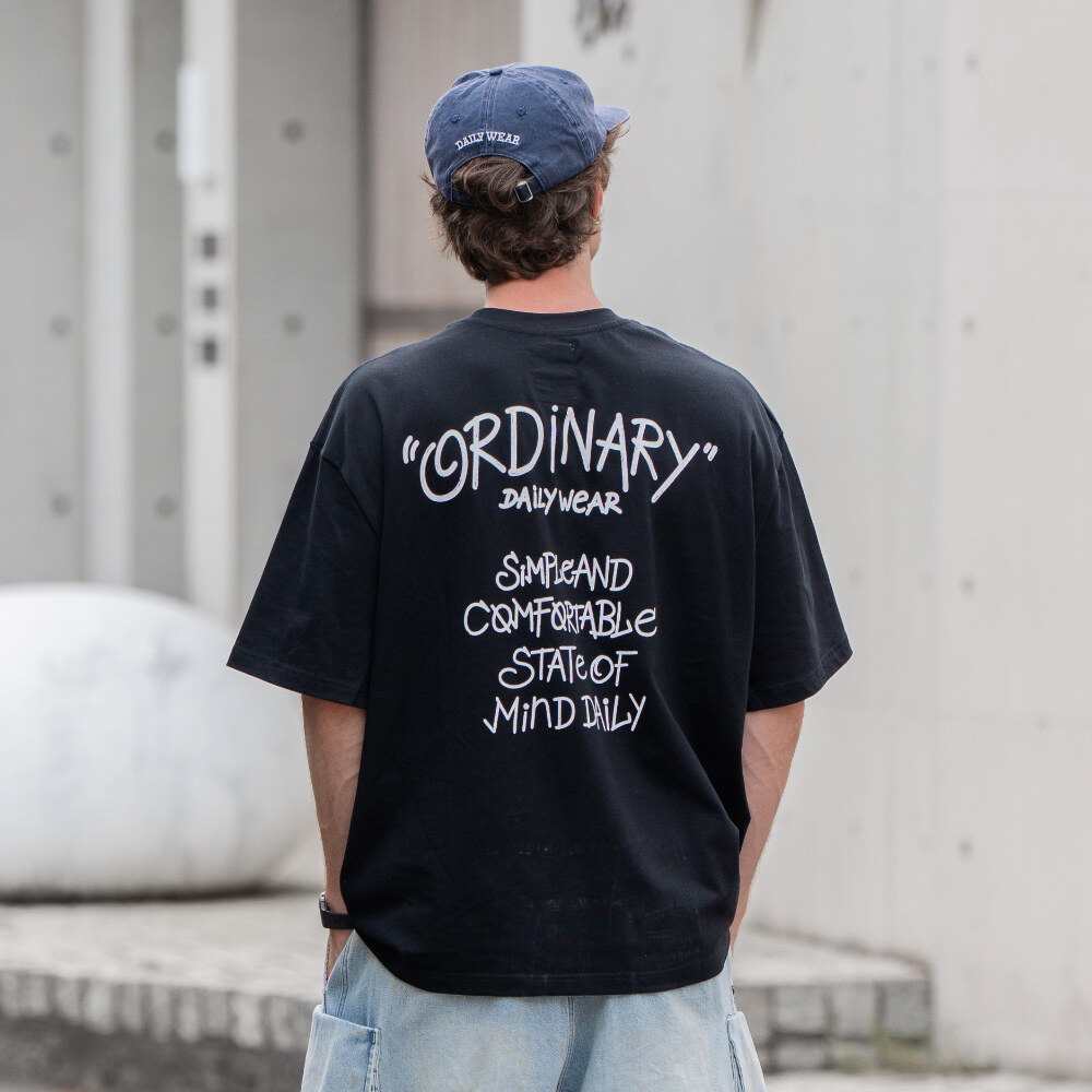 美式手繪LOGO短TEE