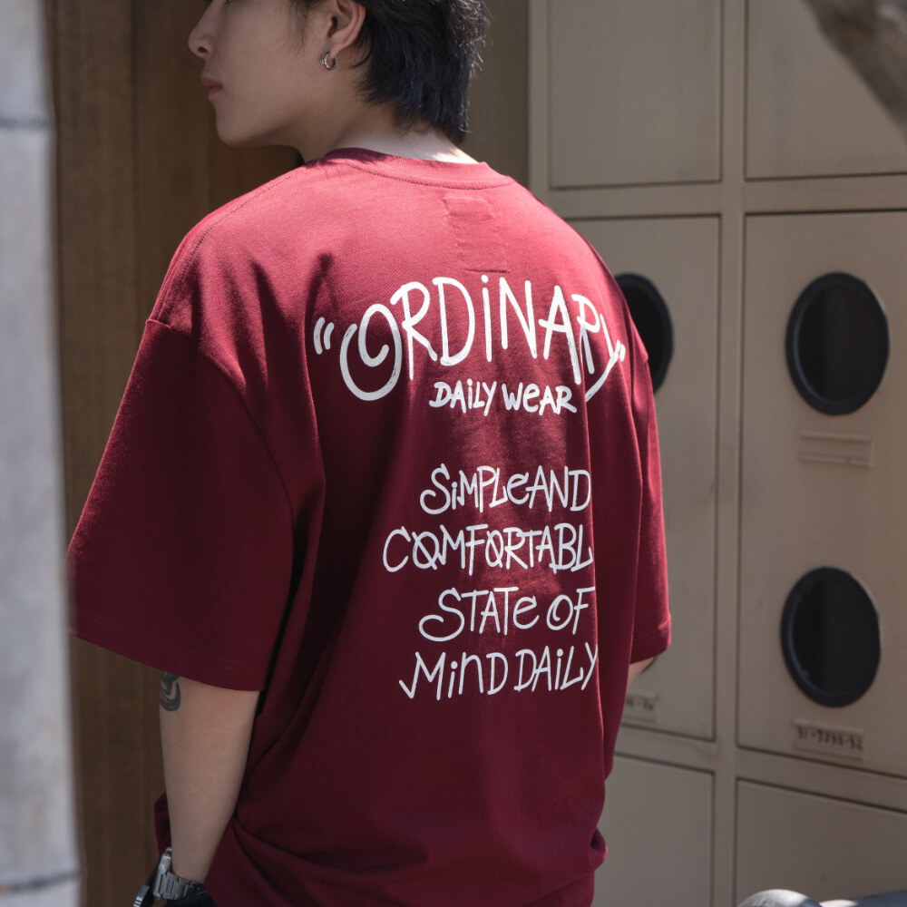 美式手繪LOGO短TEE
