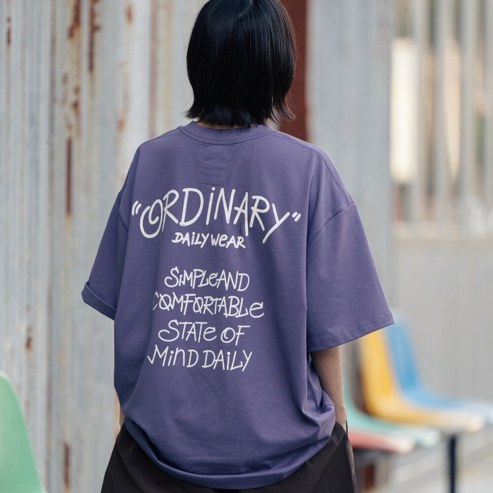 美式手繪LOGO短TEE