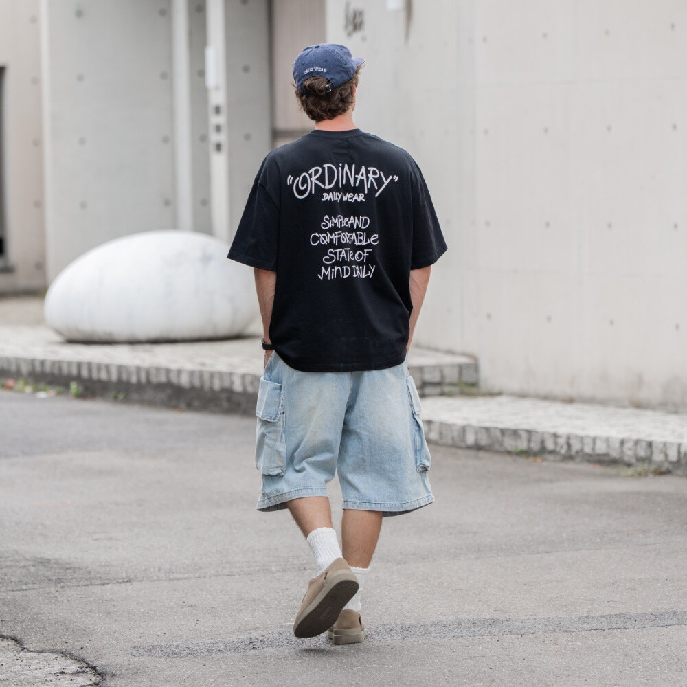 美式手繪LOGO短TEE