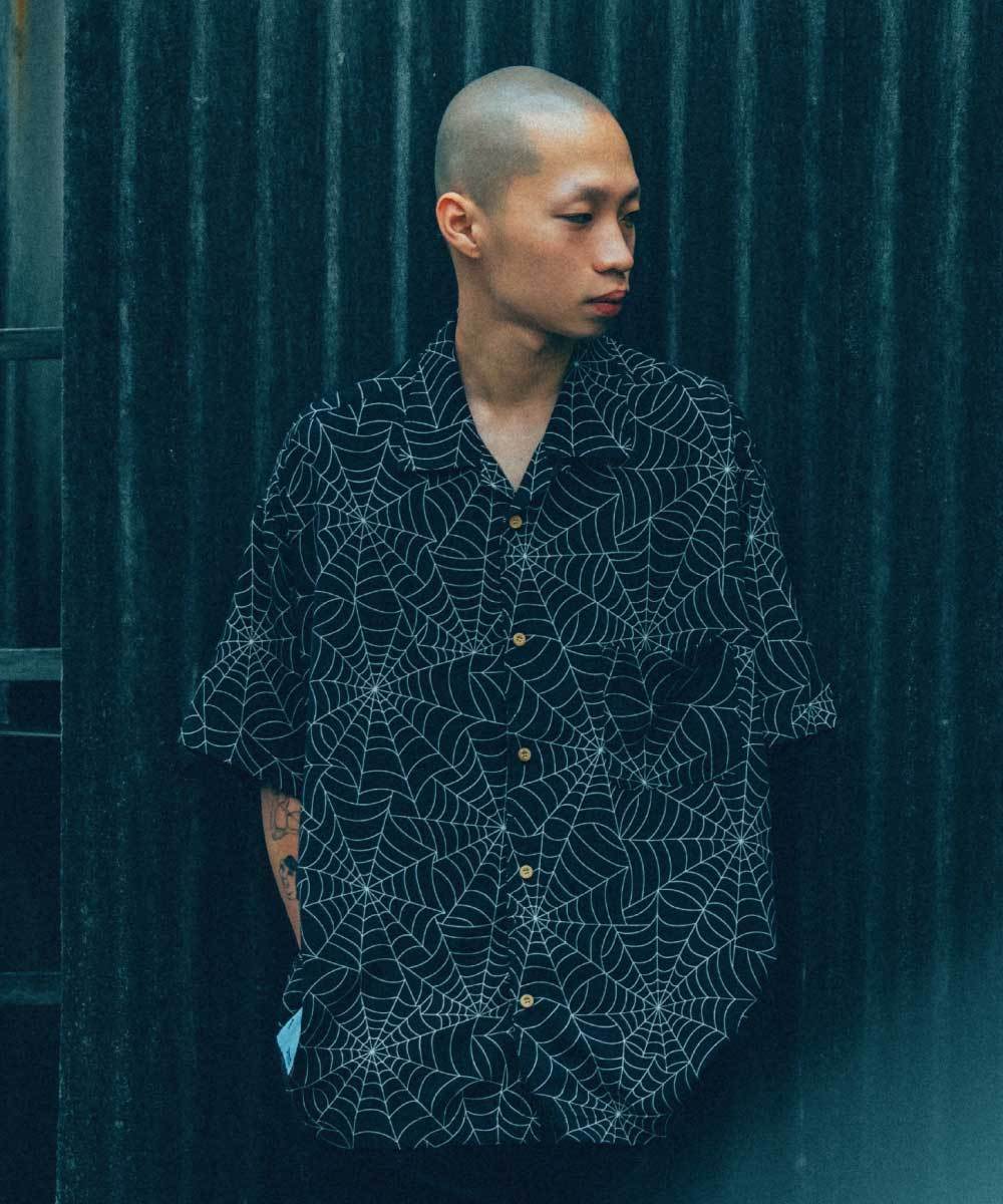 圖騰天絲古巴襯衫