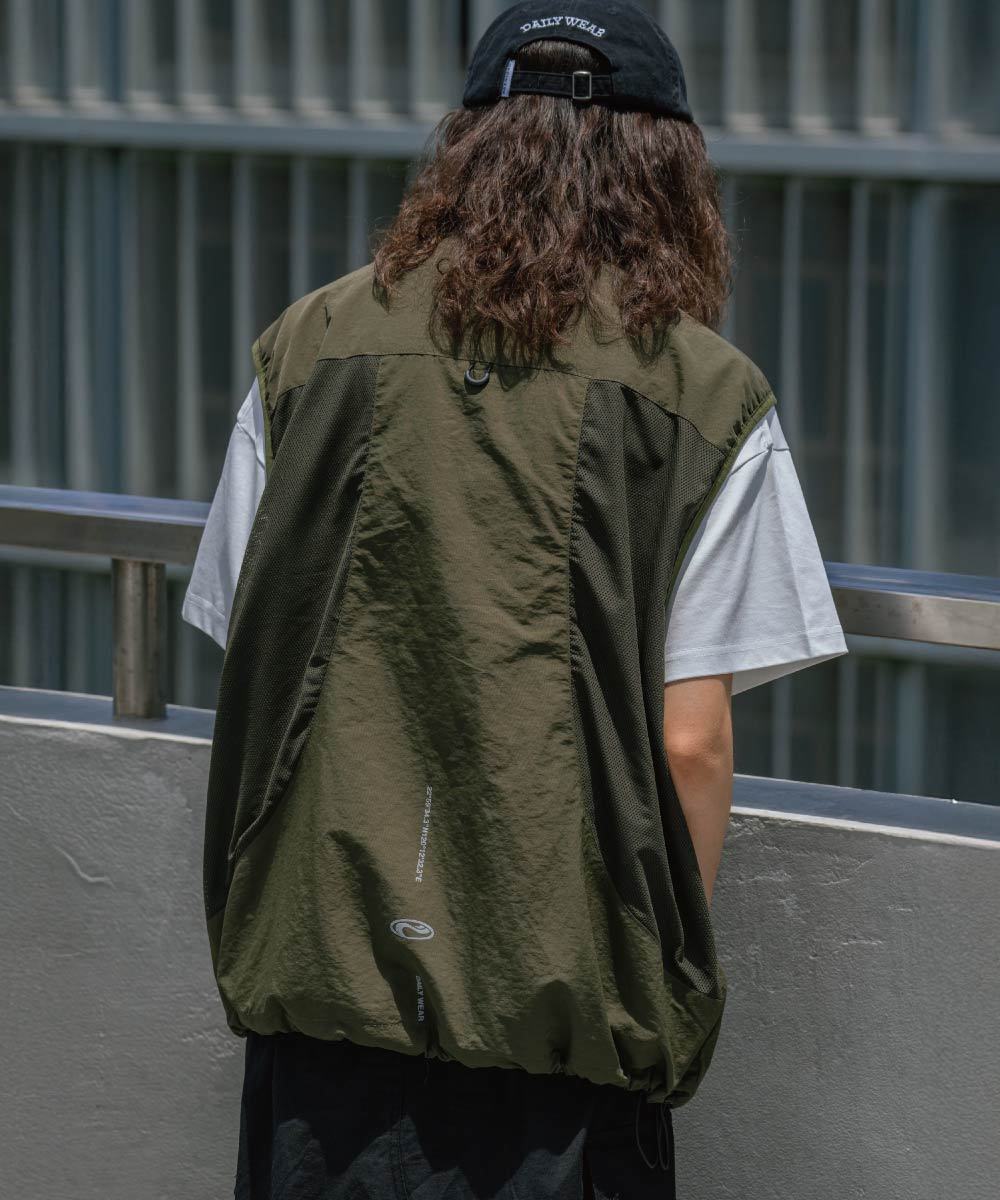 機能拼接背心