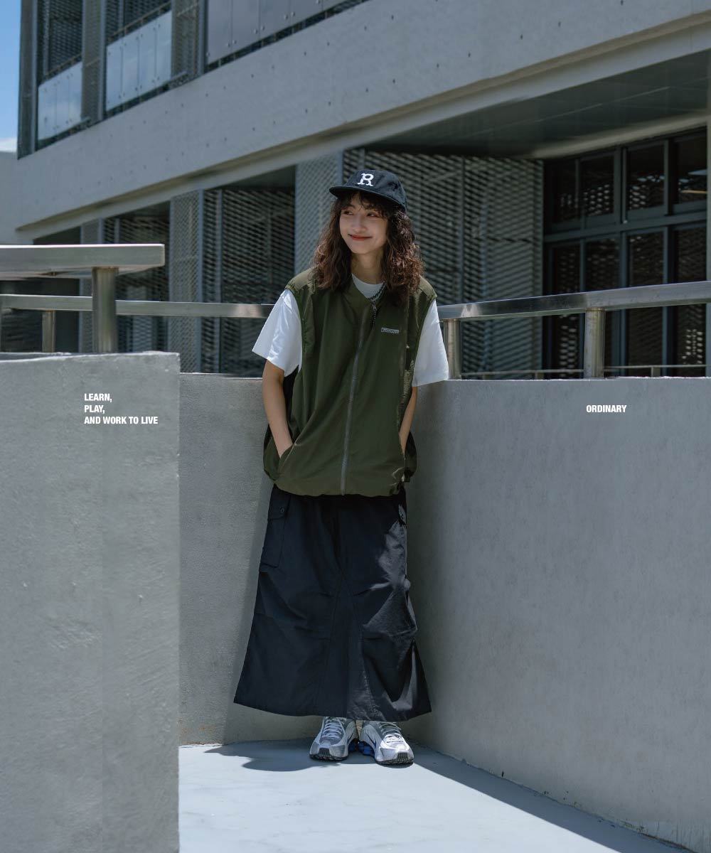 機能拼接背心