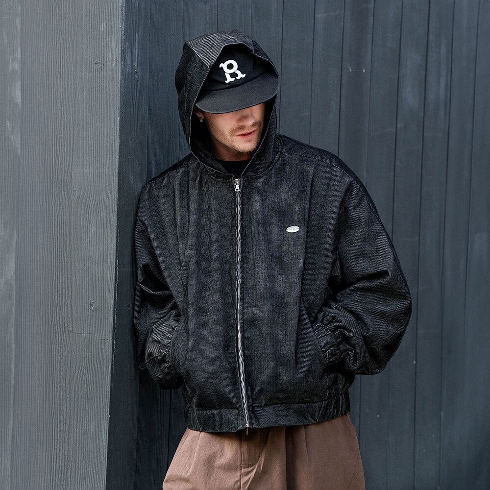 鐵牌燈芯絨外套