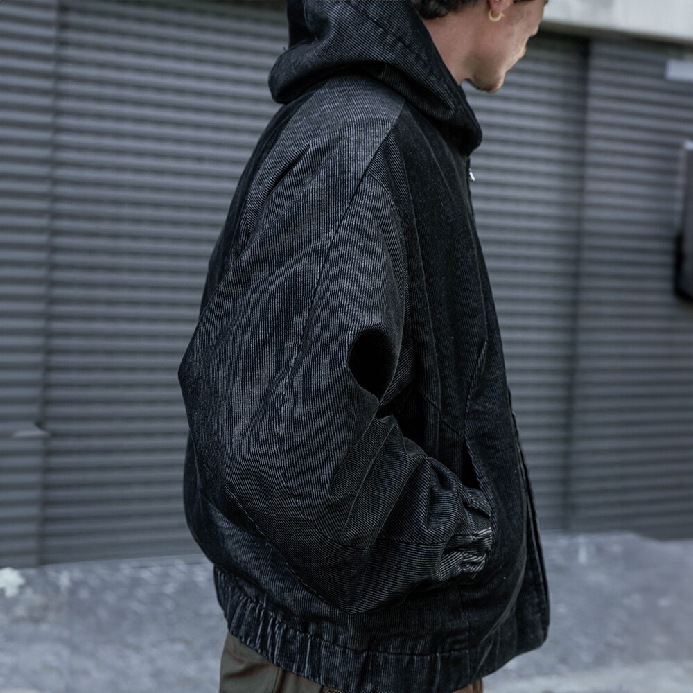 鐵牌燈芯絨外套