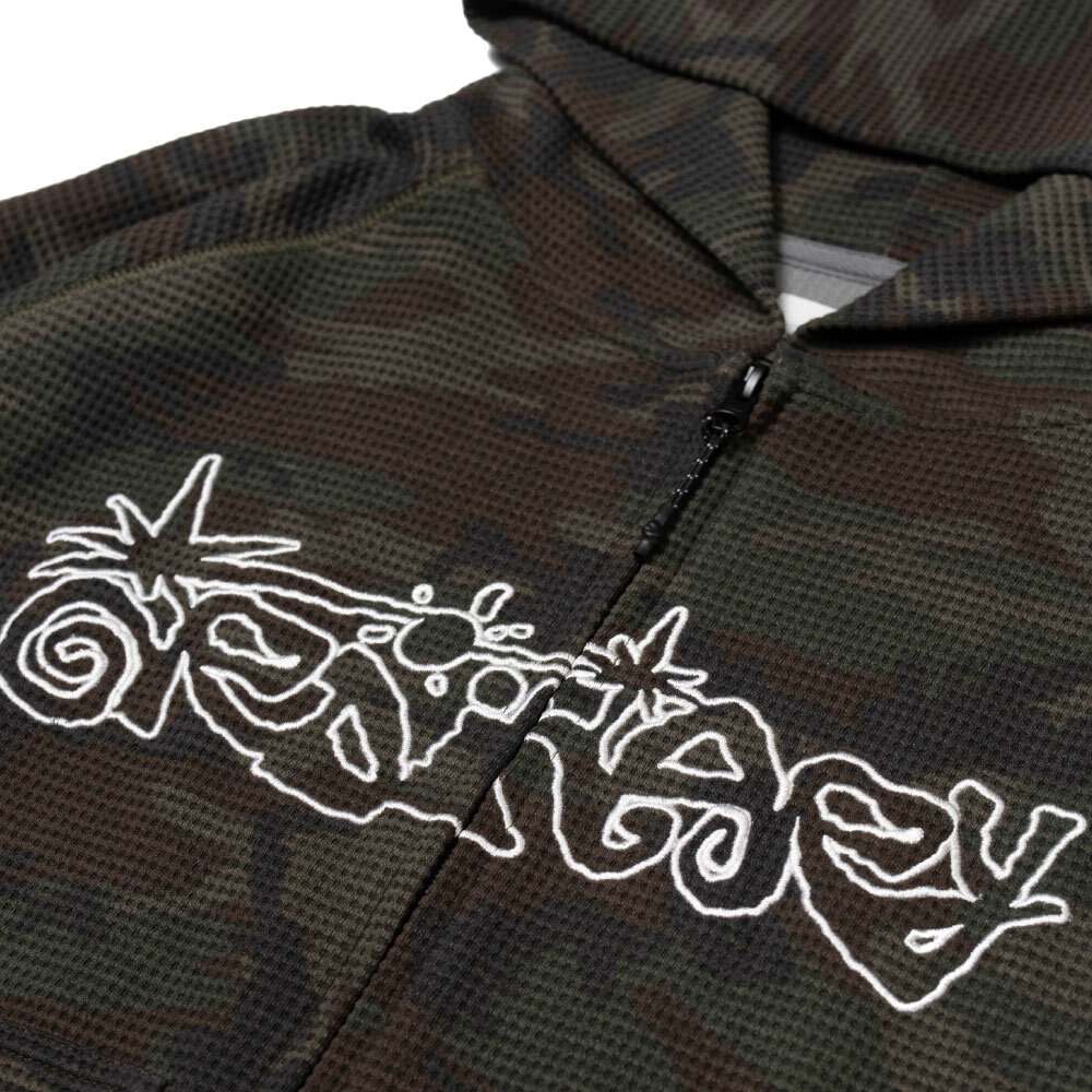 華夫格短板迷彩帽拉