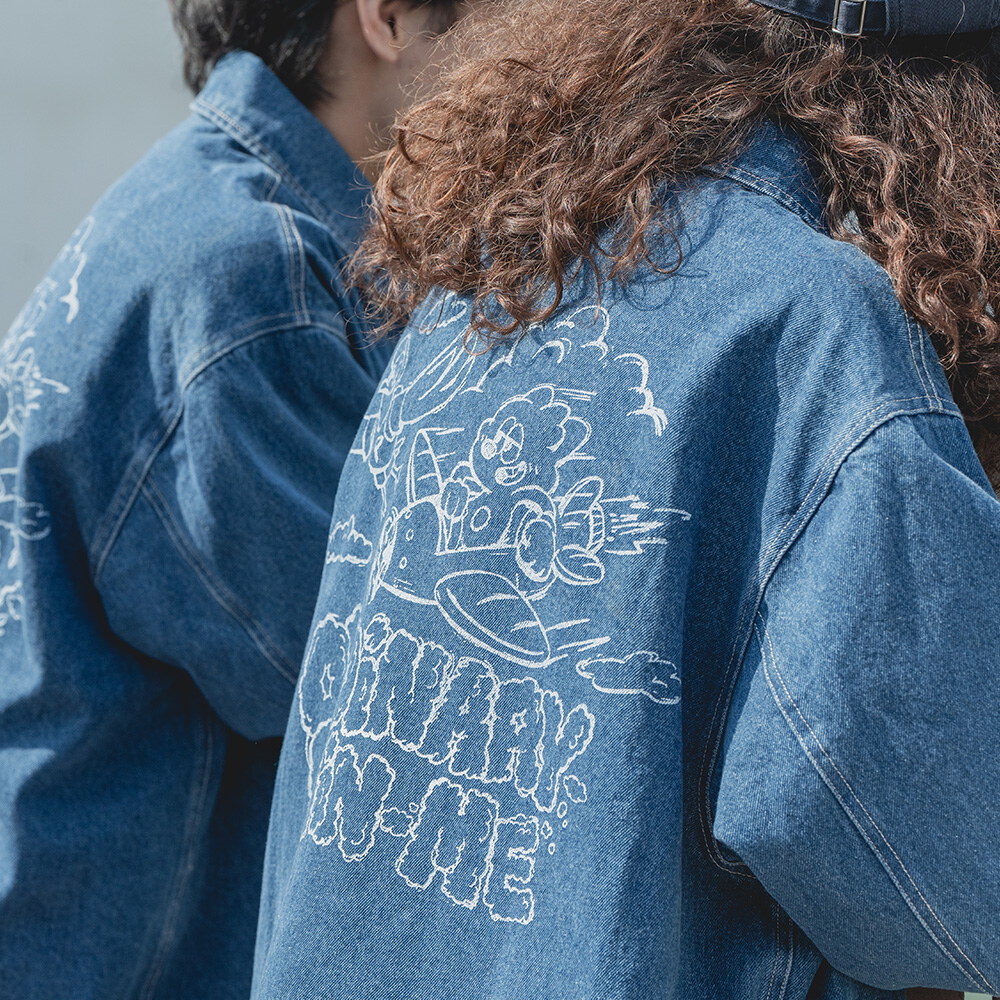 ORDINARY X PLAIN ME 單寧教練外套