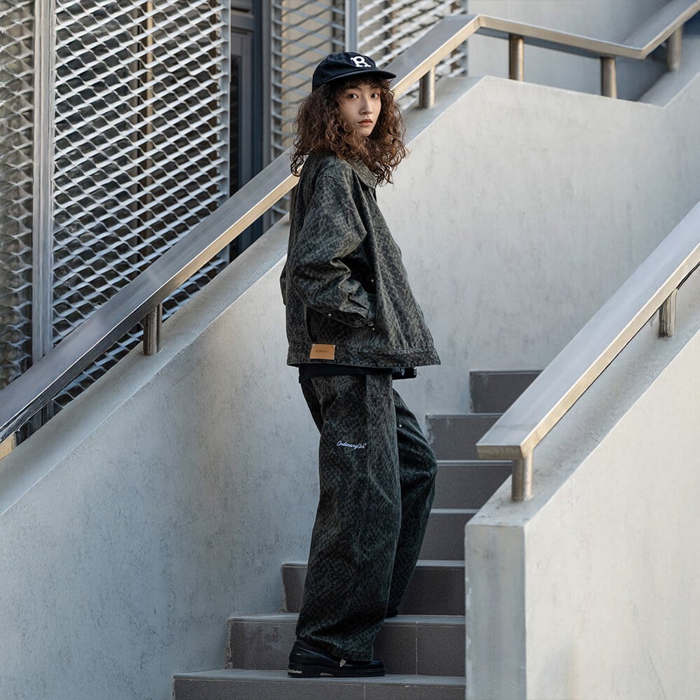 水洗底特律工作夾克