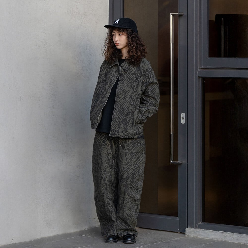 水洗底特律工作夾克