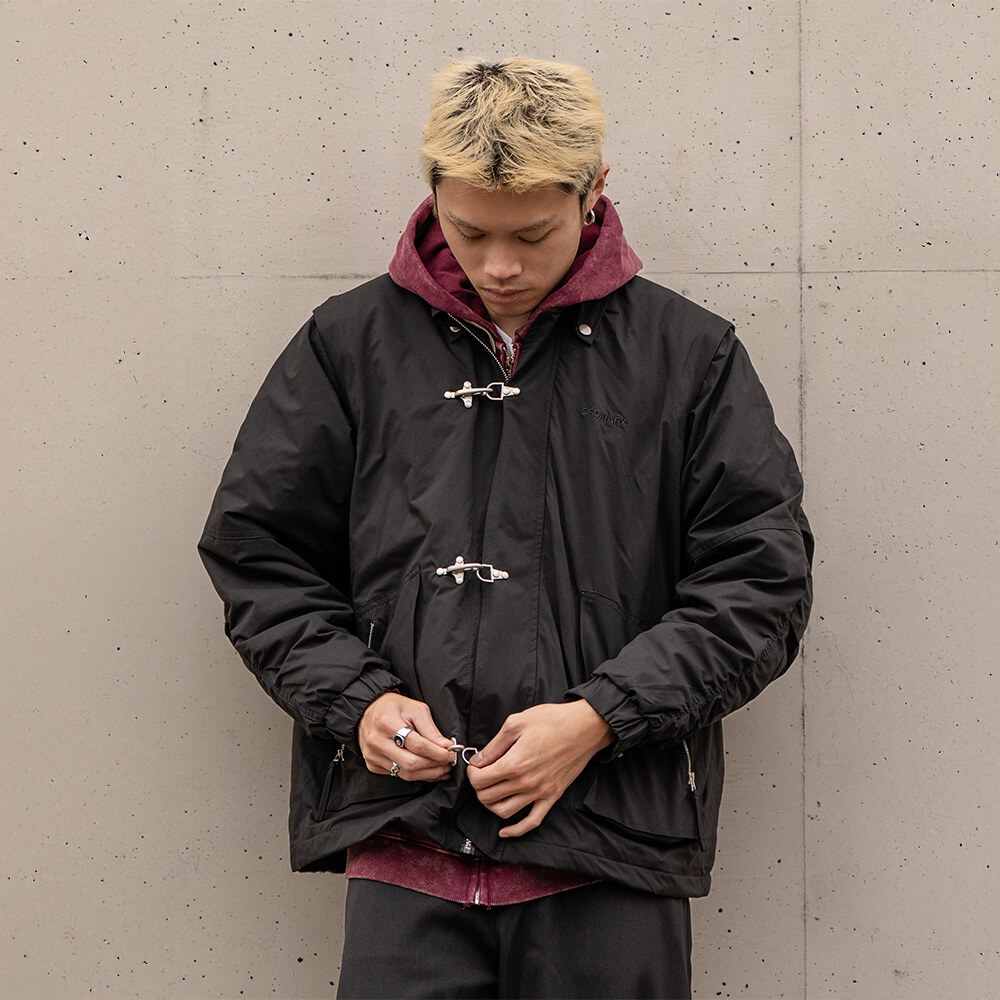 兩用飛機扣鋪棉外套