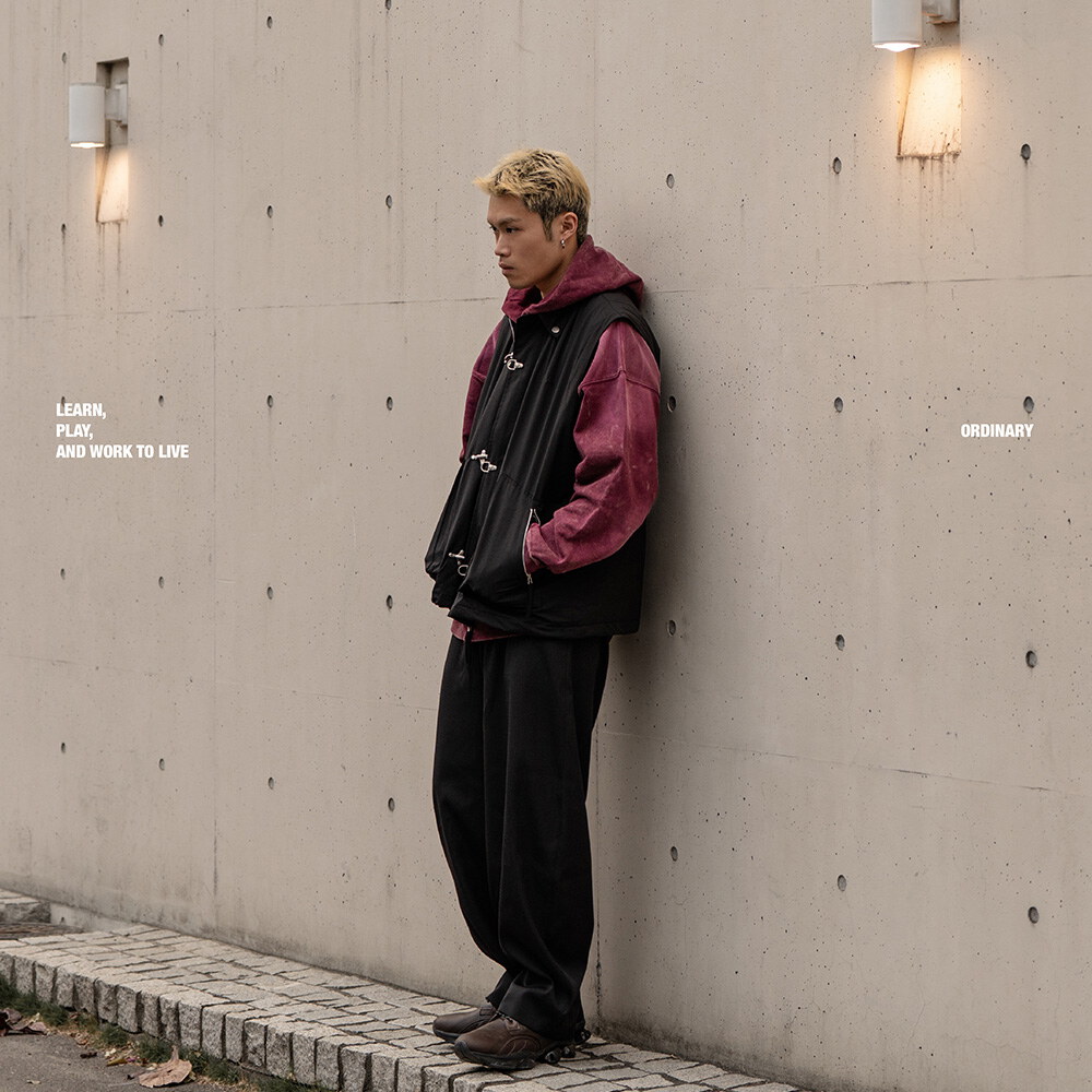 兩用飛機扣鋪棉外套