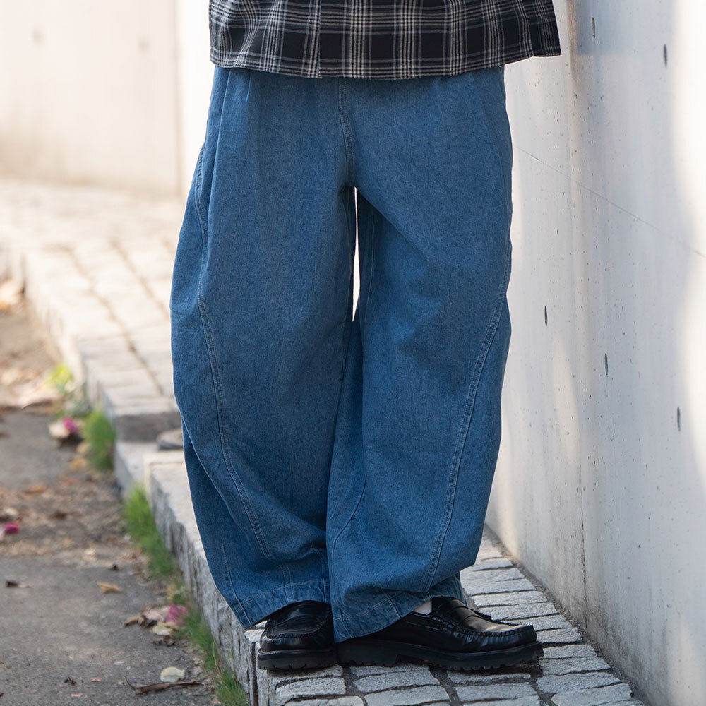 格紋星星貼布燈籠褲