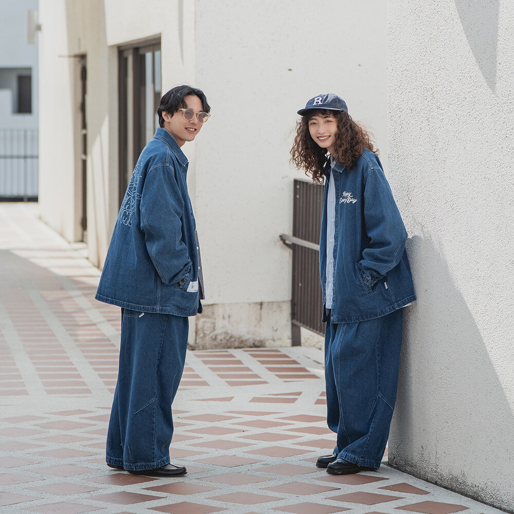 ORDINARY X PLAIN ME 單寧氣球褲