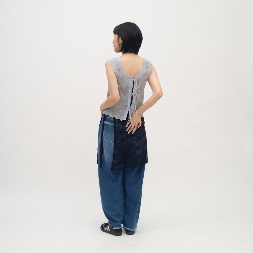 蕾絲片裙