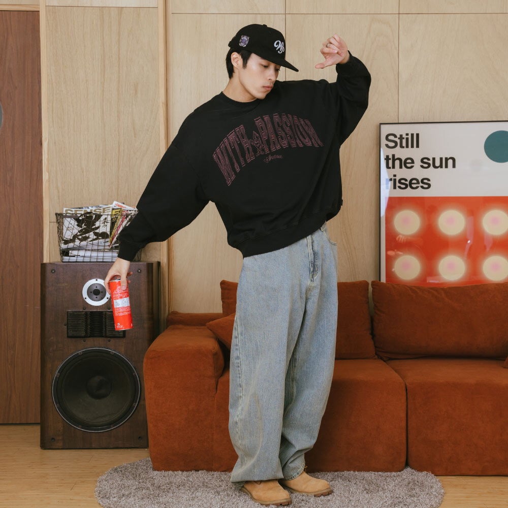 水洗大學TEE Vintage College Sweatshirt