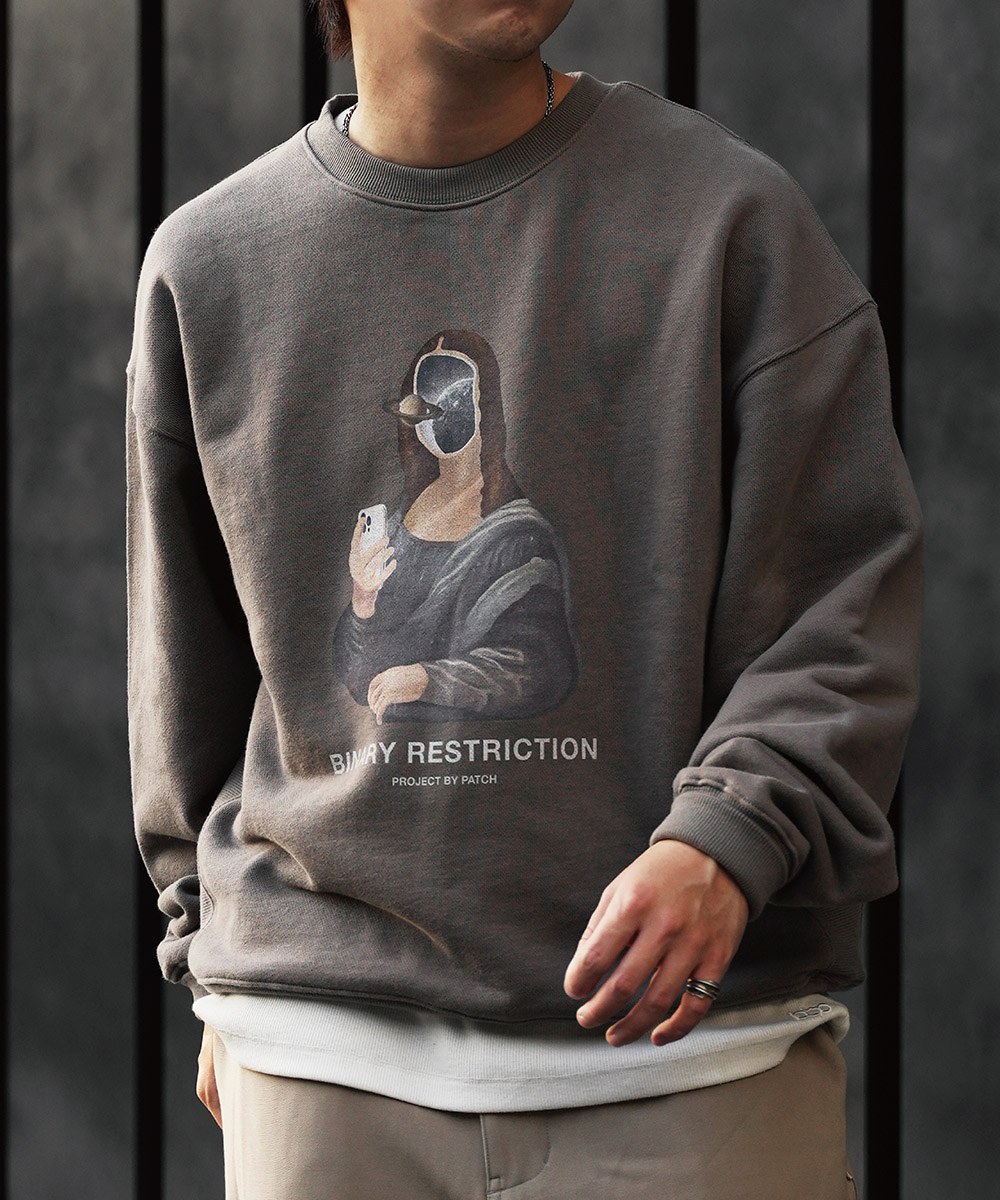 圖案長TEE RESTRICTION GRAPHIC SWEATSHIRT