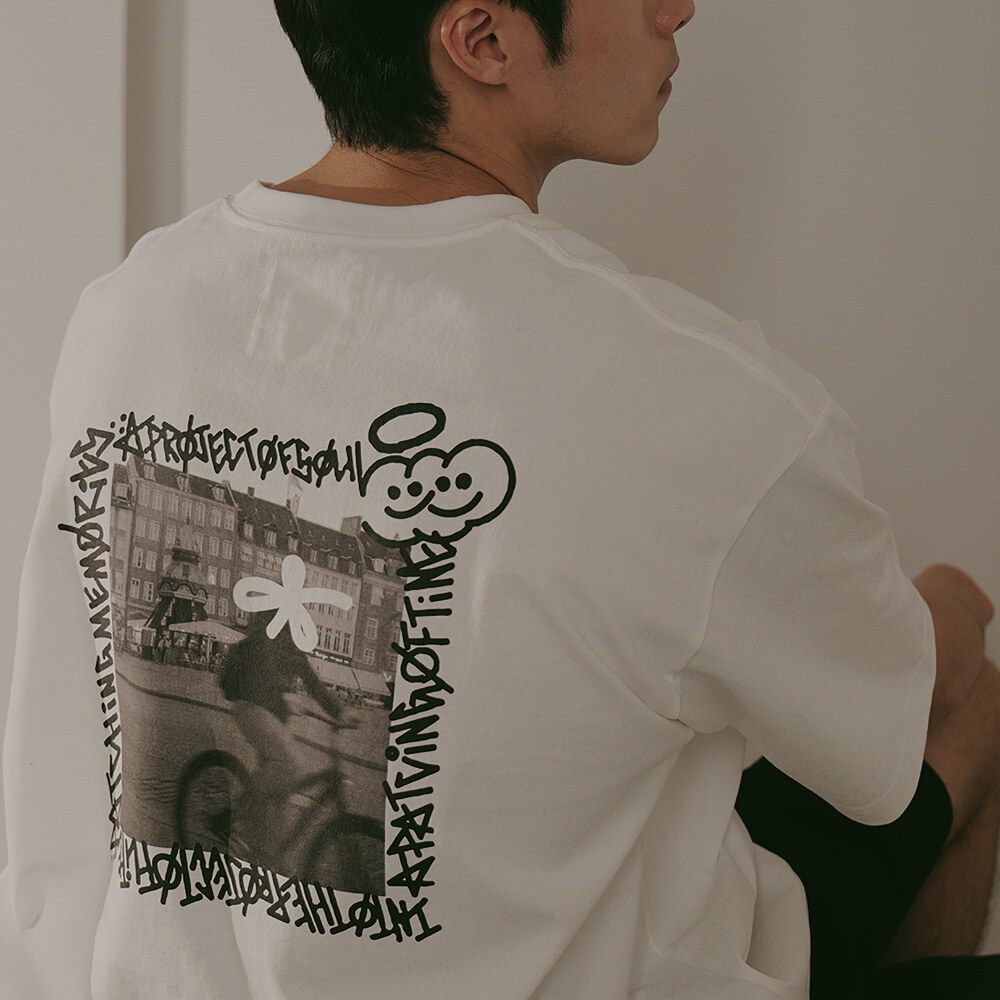 塗鴉照片短TEE BIKE MAN TEE