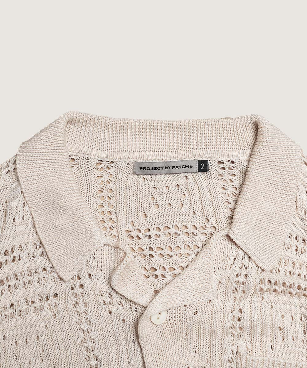 針織襯衫 LOOSE KNIT SHIRT