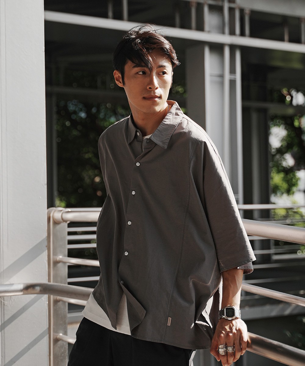 蝙蝠袖襯衫 Loose Oxford Shirts