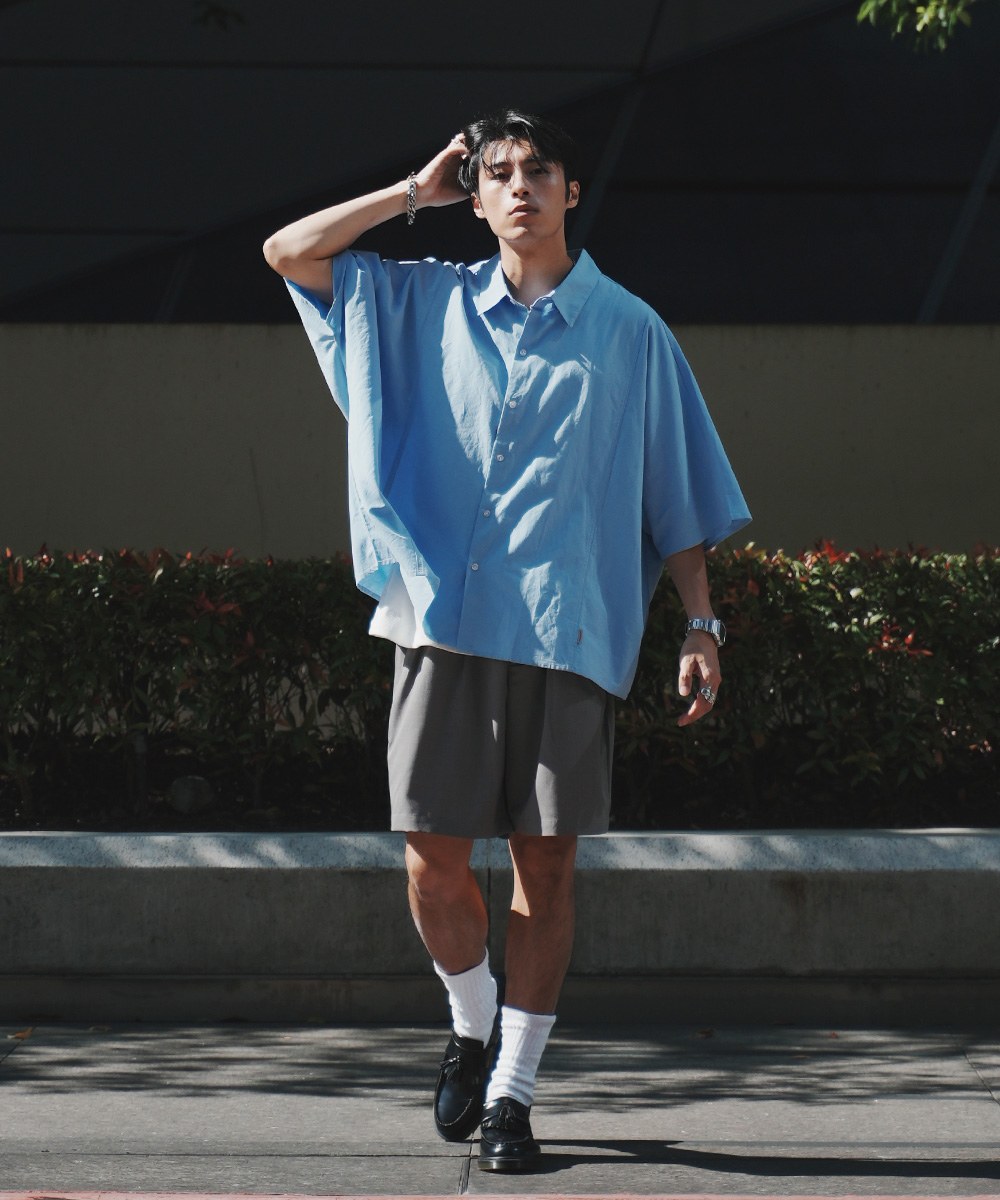 蝙蝠袖襯衫 Loose Oxford Shirts