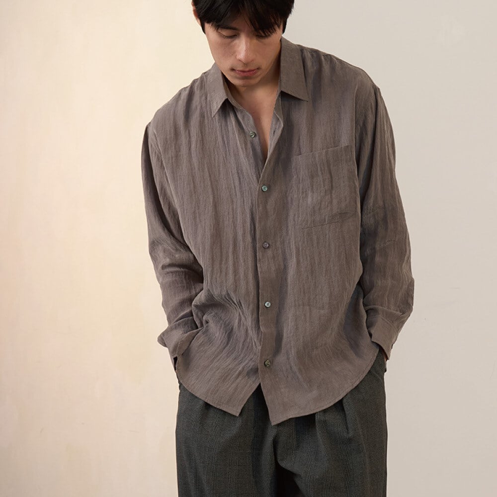 寬鬆長袖襯衫 LOOSE FIT DAILY SHIRT