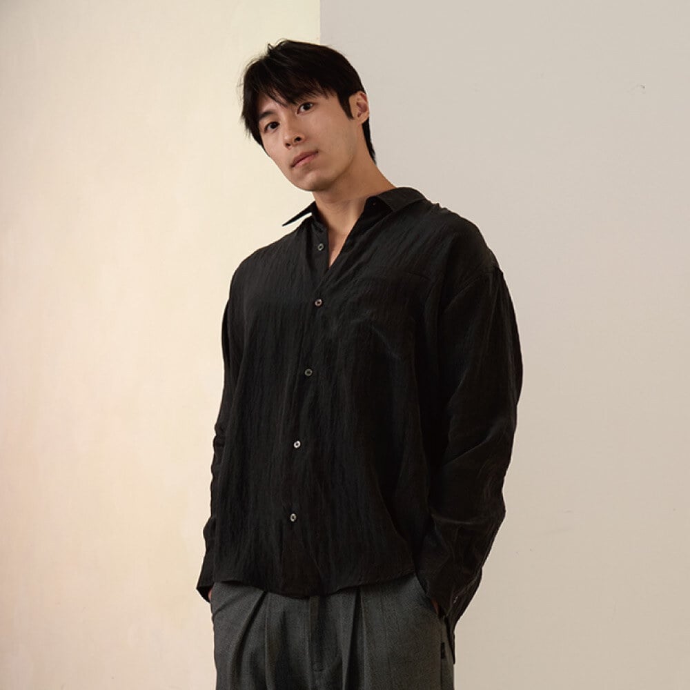 寬鬆長袖襯衫 LOOSE FIT DAILY SHIRT