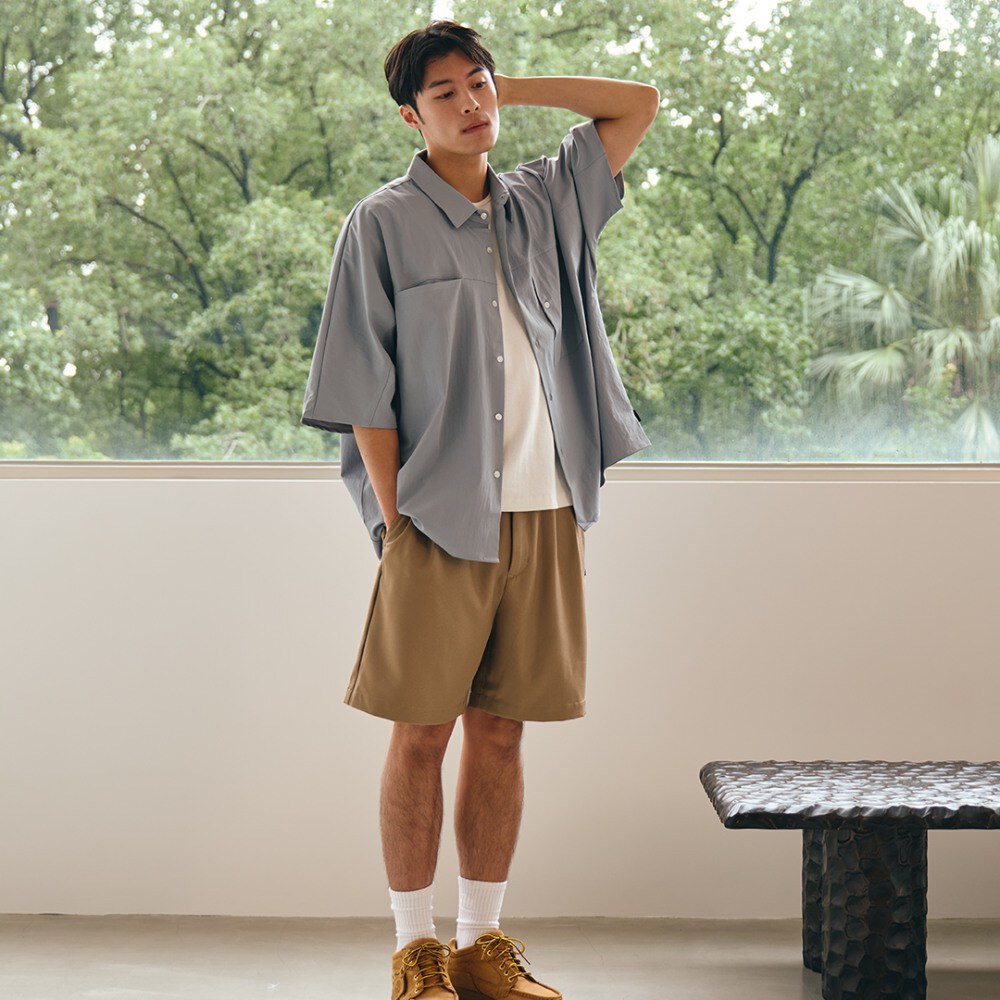 蝙蝠袖寬版襯衫 LOOSE POCKET SHIRT
