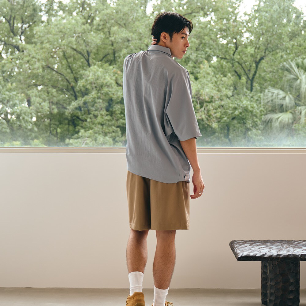 蝙蝠袖寬版襯衫 LOOSE POCKET SHIRT